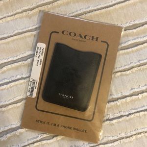 Coach black phone wallet!